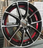 Custom Car Wheel Red Rim Lightweight Concave Monoblock Auto Accessories Passenger Car Aluminum Wheels - Image 2
