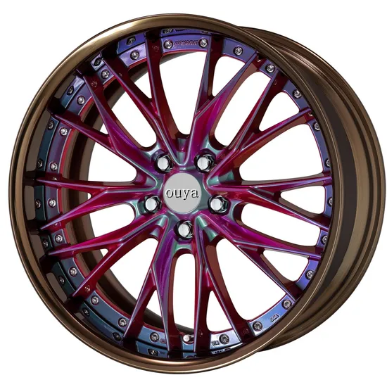 Custom Forged T6061 Alloy Rims in Two Piece Design for Various Vehicles Available in 16 17 18 19 20 Inch PCD 5X120