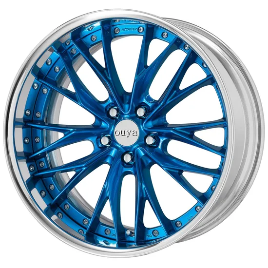 Customizable Forged T6061 Alloy Wheels for High Performance Cars in 16 18 20 Inch Two Piece Design PCD 5X114.3