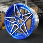 Customize Finishing and Size 5 X 114.3 Oy17052 Forged Rims 3 Piece Forged Aluminum Alloy Wheels Blue - Image 4