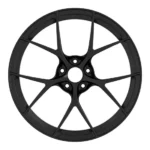 Factory Direct 5 Holes Black Machined Aluminum Car Wheel Rim - Image 2
