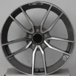 Factory Sale 5 Holes Aluminum Alloy Black Machined Car Wheel - Image 4