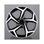 Flow Formed 5 Holes Black Machined Car Aluminum Alloy Wheel Rim - Image 3