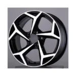 Flow Formed 5 Holes Black Machined Car Aluminum Alloy Wheel Rim - Image 4