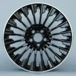 Forged Car Wheel Black Machined Lip 5 Holes Wheel Rims Mag - Image 2