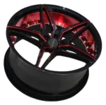 Gloss Black Red Inner Extreme Concave 16 17 18 19 20 Inch Alloy Wheels