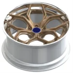 Golden Cheap High Quality Casting Replica 5X112 5X114.3 Aluminum Alloy Car Auto Rims Wheels - Image 3