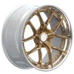 Golden Cheap High Quality Casting Replica 5X112 5X114.3 Aluminum Alloy Car Auto Rims Wheels - Image 4