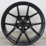 High Performance Black Silver Gunmetal Painting 5 Holes Aluminum Alloy Car Wheel - Image 4