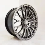 High Quality Car Alloy Wheel 15 16 17 Inch PCD 5X114.3 Deep Dish Wheel Rim Hyper Black - Image 3
