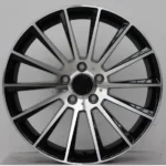 High Quality Durable 5 Holes Black Machined Aluminum Alloy Car Wheel - Image 2