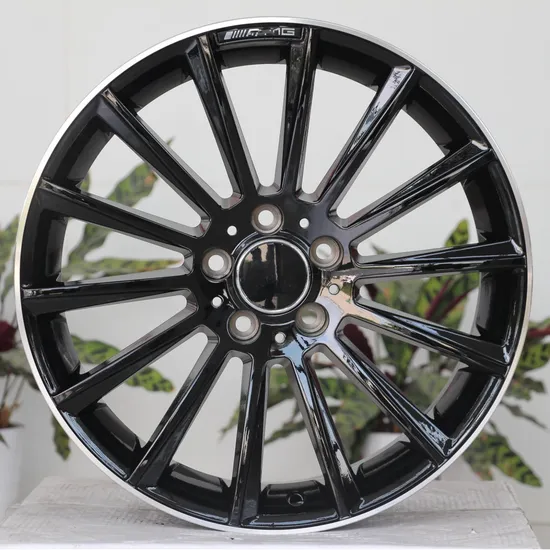 High-Quality-Durable-5-Holes-Black-Machined-Aluminum-Alloy-Car-Wheel High Quality Durable 5 Holes Black Machined Aluminum Alloy Car Wheel - Image 1