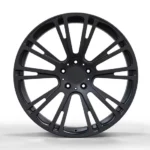 High Quality Flow Formed Car Rims 5 Holes Matte Black Alloy Car Wheels - Image 2