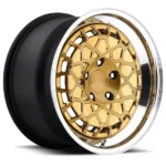 High Quality Forged Wheels Alloy Golden Rims Machining Customized