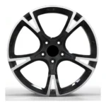 High Quality 5 Holes White Machined Monoblock Car Wheel - Image 2