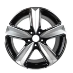 High Quality 5 Holes Silver Machined Replica Car Wheel Rims - Image 3