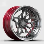 Hot Design Personalized Flower Spoke Casting Aftermarket 5X100 5X120 5X114.3 5X112 with Rivets Aluminum Alloy Rim Auto Accessories Wheels - Image 2