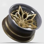 Hot Design Personalized Flower Spoke Casting Aftermarket 5X100 5X120 5X114.3 5X112 with Rivets Aluminum Alloy Rim Auto Accessories Wheels