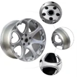 Hot Factory Rims Wheels Forged Aluminum Deep Pink Wheels Customizable Logo Suitable for Various Cute Ladies' Vehicle Models. - Image 2