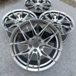 19 Inch 5X112 Titanium Silver Flow Formed Racing Wheels for BMW E46 E34 E60 E90 E92 - Image 2
