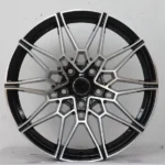 5 Holes Aluminum Alloy Black Machined Car Wheel Rim - Image 2