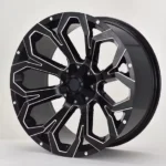Matt Black Machine Face 4X4 Aluminum Off-Road Wheel Rims