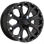 Matt Black Machine Face 4X4 Aluminum Off-Road Wheel Rims - Image 4