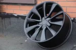 Matte Black Bronze 5 Holes Multi Spokes Aluminum Monoblock Design Car Wheel