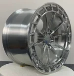 Monoblock Forged 5 Holes Silver Polished New Model Alloy Wheel Rims for Passenger Car - Image 2