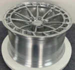 Monoblock Forged 5 Holes Silver Polished New Model Alloy Wheel Rims for Passenger Car