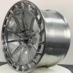 Monoblock Forged 5 Holes Silver Polished New Model Alloy Wheel Rims for Passenger Car - Image 3