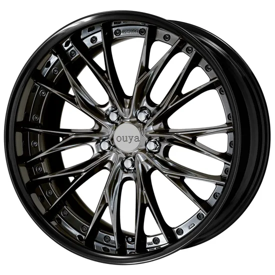 Multi Fitment Forged Alloy Wheels 17 18 19 Inch Two Piece Rims for High End Sports Cars PCD 5X112 5X120 5X114.3