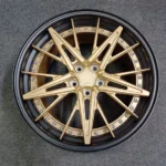 New Car Alloy Wheel Golden Spoke Hub 17/18/19inch 5*112 6*139.7 Rim Wheel - Image 4
