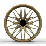 New Design 5 Holes Golden Car Wheel Aluminum Alloy Car Wheel Durable Car Wheel - Image 4