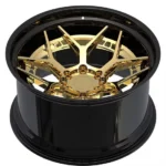 New Design Replica Golden Aluminum Car Alloy Rim - Image 4
