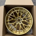 New Professional Car Wheel Custom Brown Gold 2-Piece Forged Passenger Car Alloy Wheel 16/19/21inch 5X100 5X114.3 5X120 Rims