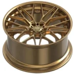 New Professional Car Wheel Custom Brown Gold 2-Piece Forged Passenger Car Alloy Wheel 16/19/21inch 5X100 5X114.3 5X120 Rims - Image 3
