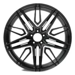 New Style Aluminum Alloy Car Wheel 5 Holes Black Thin Spoke Car Wheel Rim - Image 2