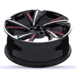 OEM/ODM Manufacturer Custom Passenger Sport Car Golden/Black/Red Aluminum Alloy Forged Color Wheel Price - Image 3