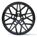 Original Matt Black Staggered Car Wheels Rims Tyres - Image 2