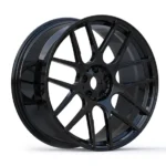 Original Matt Black Staggered Car Wheels Rims Tyres