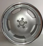 Ouya Wheel Car Accessories 5X112 Monoblock Silver Mirror Machined Lip Alloy Wheel - Image 2