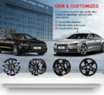 Ouya Wheel Car Accessories 8X100-114.3 Silver Machined Face Undercut Machined Alloy Car Wheel - Image 4