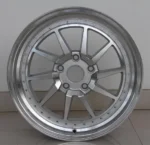 Ouya Wheel Car Accessories High Quality Silver Machined Lip with Rivets Alloy Car Wheel - Image 3