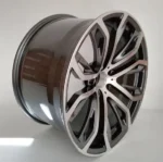 Ouya 5X120 Gray Machined Face Alloy Car Wheel Hub - Image 2