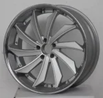 Ouya Wheel Car Parts Classic Silver Alloy Wheel Hub Rim - Image 2