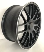 Ouya Wheel Classic 5X112 Black Machined Lip Alloy Car Wheel - Image 2