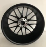 Ouya Wheel Classic 5X112 Black Machined Lip Alloy Car Wheel - Image 3
