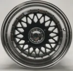 Oyua Wheel Auto Parts Popular Black Machined Lip Alloy Car Wheel Rim - Image 2