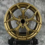 17X7 18X8 5X108 Gold Mesh Alloy Racing Car Wheels Rims - Image 4
